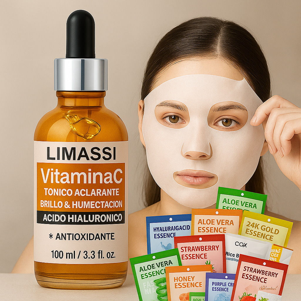 ✨ Sérum Facial con Vitamina C + Ácido Hialurónico