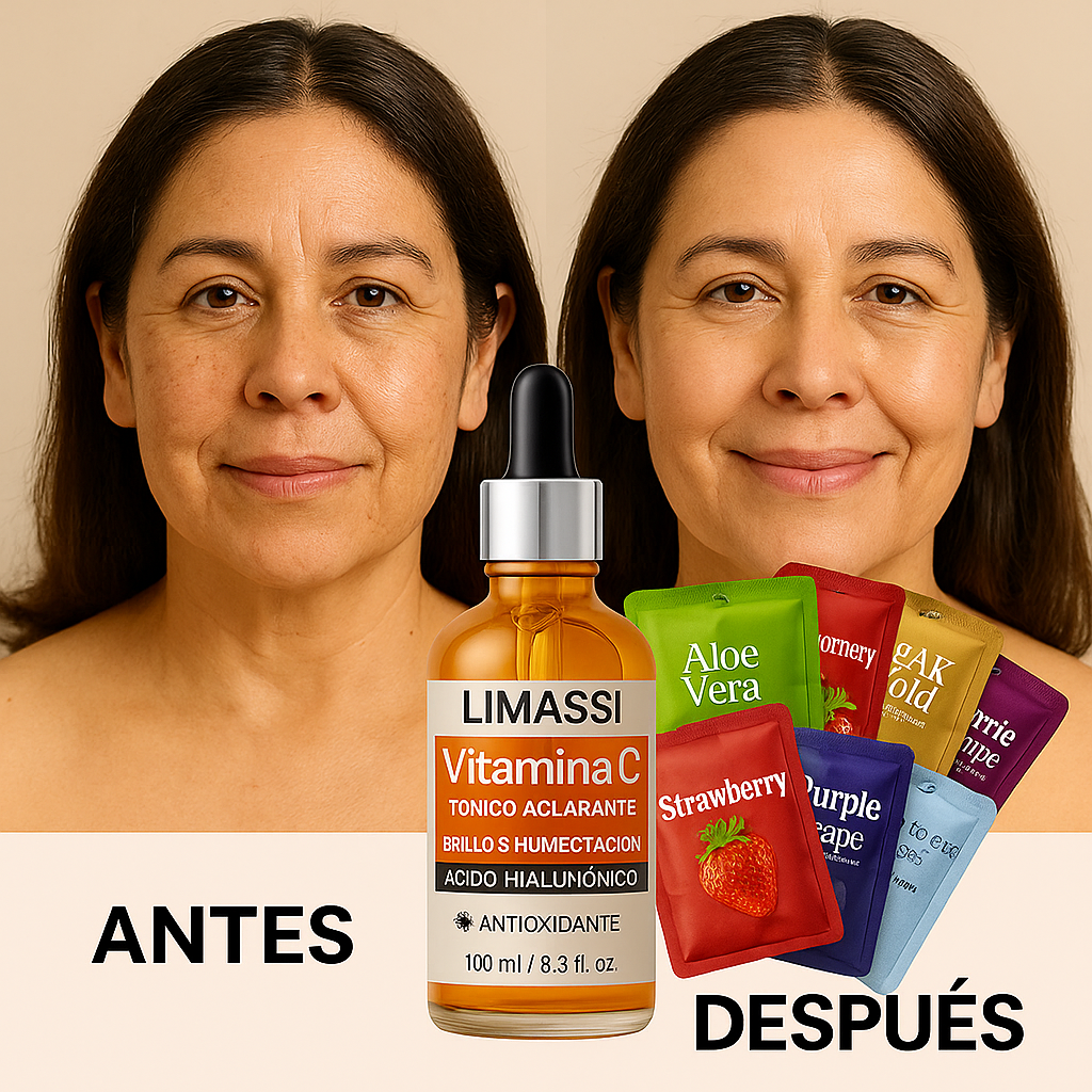 ✨ Sérum Facial con Vitamina C + Ácido Hialurónico