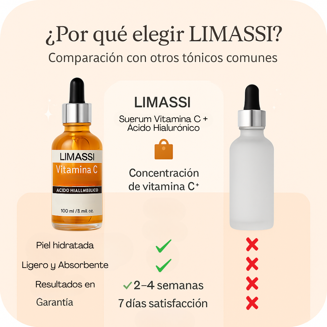 ✨ Sérum Facial con Vitamina C + Ácido Hialurónico