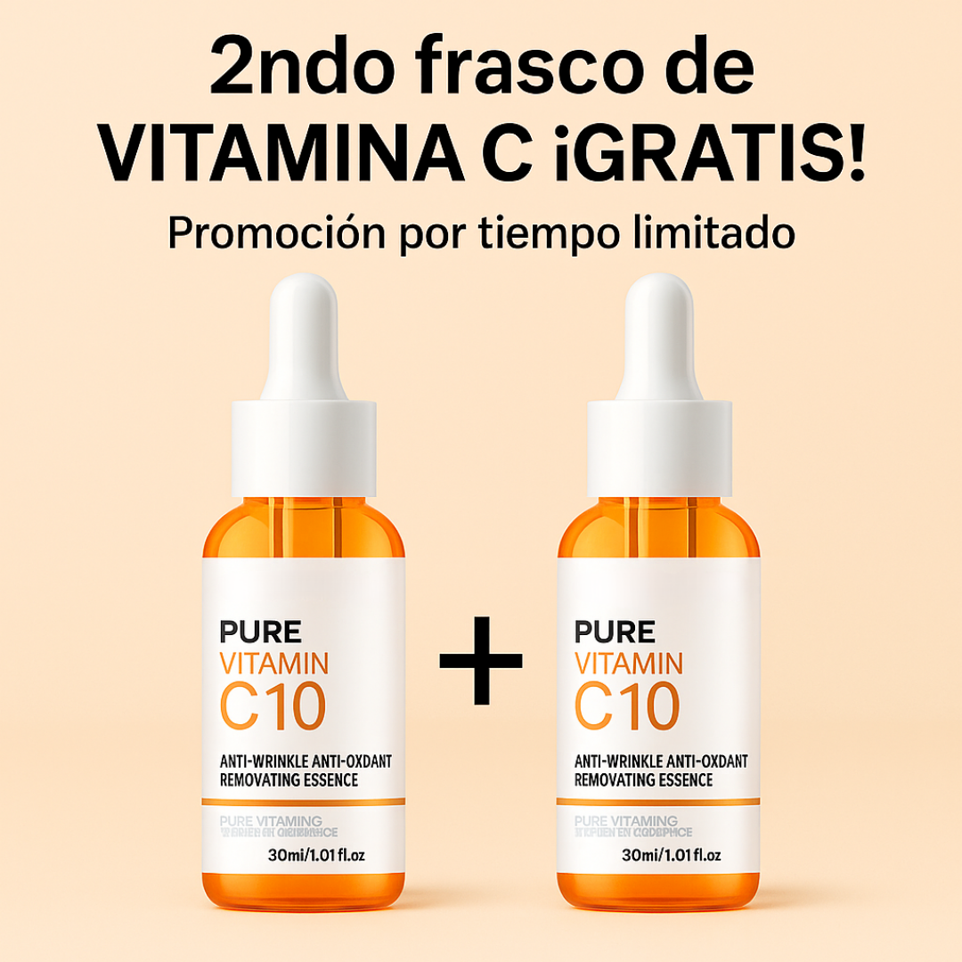✨ Sérum Facial con Vitamina C + Ácido Hialurónico