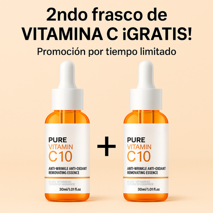 ✨ Sérum Facial con Vitamina C + Ácido Hialurónico