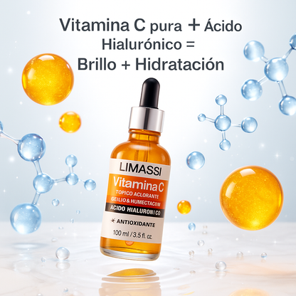 ✨ Sérum Facial con Vitamina C + Ácido Hialurónico