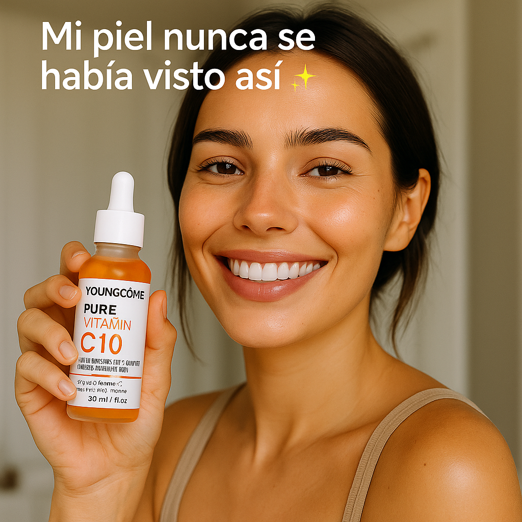 ✨ Sérum Facial con Vitamina C + Ácido Hialurónico
